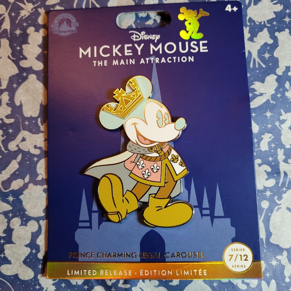 Disney | Mickey Mouse Regal Carousel Main Attraction Pin - Picture 1 of 3